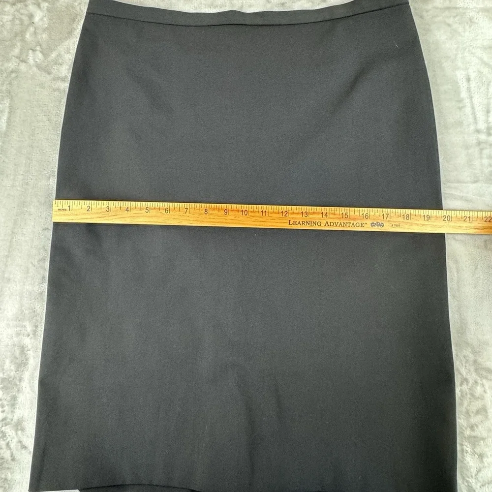 BCBG Maxazria Pencil Skirt‎ Women's 10 Black Bodycon Ruching Booty Sexy (1258)